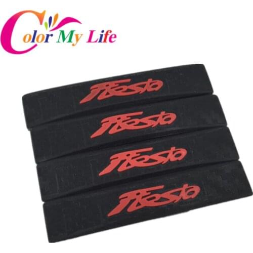 Color My Life Car Door Protection Sticker Doors Strip Trim Strips Stickers for Ford Fiesta New Mk7 2000 - 2018 Accessories