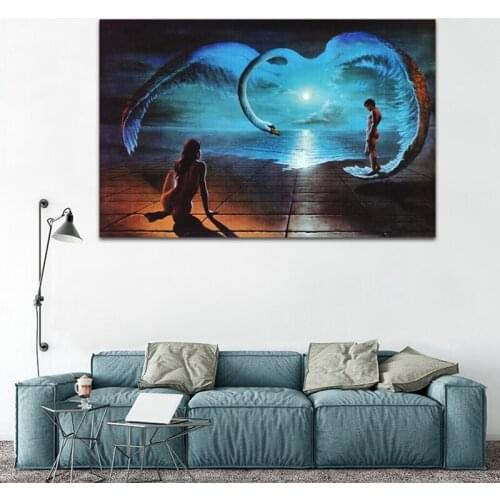 DIY colorings pictures by numbers with swan picture drawing Relief painting by numbers framed Home