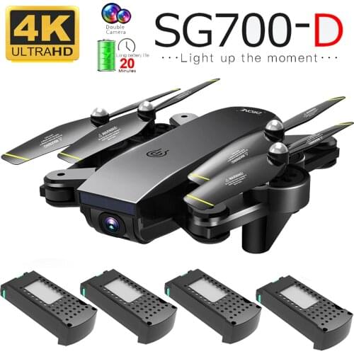 Drone Sg700d 4k Drone Hd Dual Camera Wifi Transmission Fpv Optical Flow Stable Height Quadcopter Rc Helicopter Drone Camera Dron