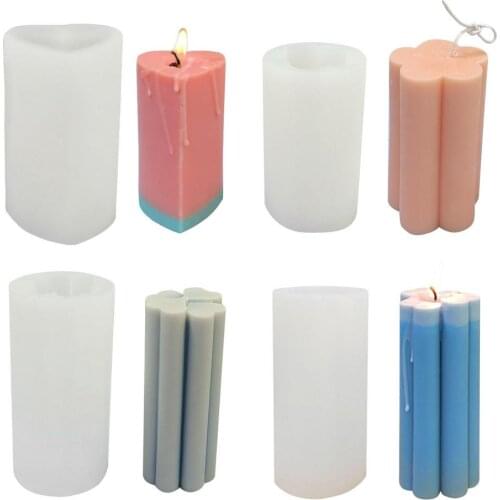 Four-leaf Clover Scented Candle Mold Minimalist Home Decoration DIY Handmade Candle Silicone Mold Plaster Mold Candle Tools