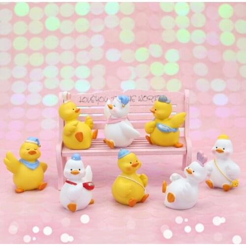 Car Interior Cute Duck Personality Model Anime Mini Dolls Interior Accessories Interior Accessories Car Decoration Accessories