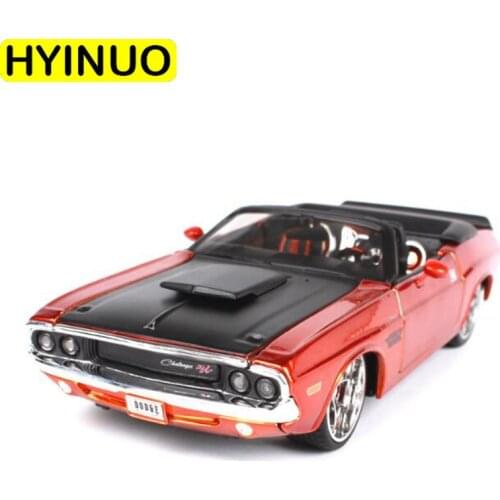 1/24 Scale Classic Retro Vintage Challenger 1970 Muscle limited edition Sports Car Advanced alloy car collection metal toy