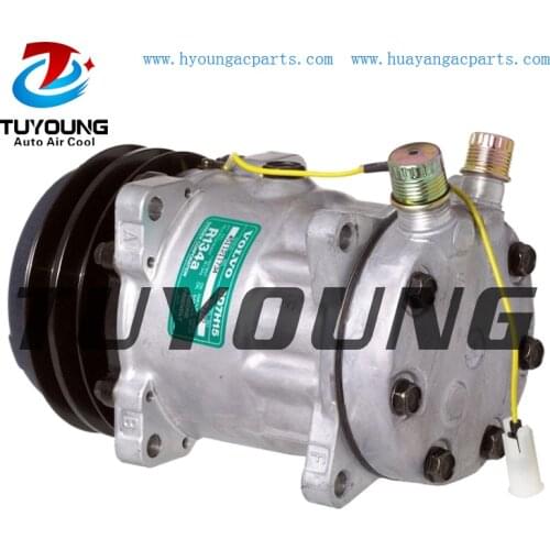 Sanden SD7H15 709 AC Compressor For SD7H15-8239 SD7H15-8061 SD7H15-8017 SD7H15-4742 JHH0126 11007857 8113626 VOLVO VI Truck