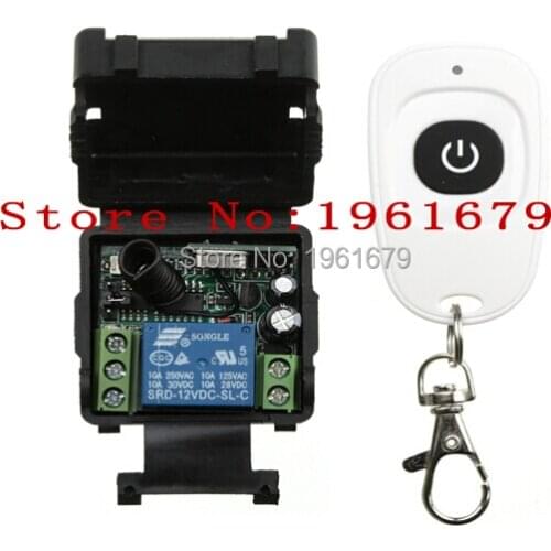 2015 HOT sale DC 12 v 1CH mini wireless remote control switch 315MHZ/433MHZ