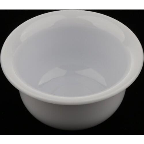 Mens Shaving Stand Holder with Plastic Soap Bowl/Mug for Safety Brush