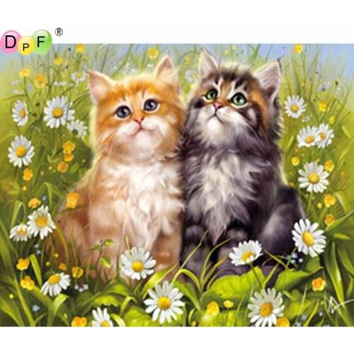DPF 5D DIY full square diamond painting cross stitch diamond embroidery mosaic painting decoration gift kits Animal