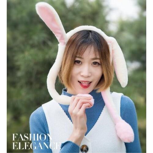 24pcs/lot DIY Simple Multi Plush The Ears Of A Rabbit Move Headbands Airbag Hairpin Head Bands Styling Tool Accessory HA1666