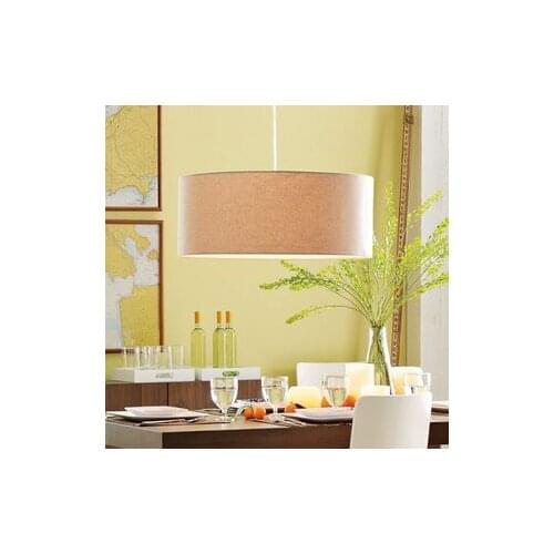 Contracted fabric dining lamp2017 Baume lighting brief circle cloth balcony bar pendant light Circular ZCL