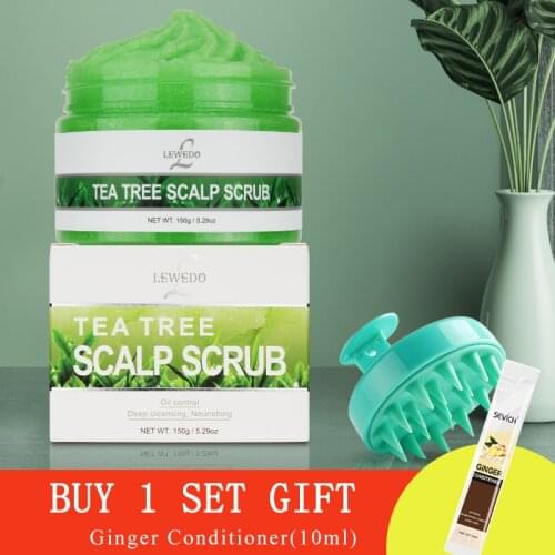 LEWEDO Scalp Exfoliating Creams Brush Set Bathing Tools Shower Comb Head Body Scalp Massage Brush Hair Scrubs Hair Treatments