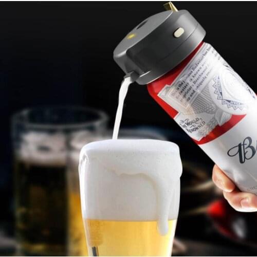 Beer Cooler Beer Foam Machine Convenient Cocktail Shaker Party Foaming Machine Beer Foamer Bottled/canned Home Bar Supplies