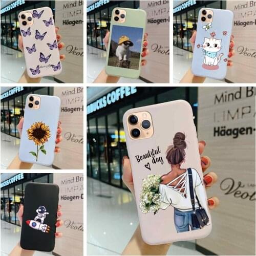 Case For Meizu 16 16x 16s 16t 16xs Plus Cover Cartoon Animal Painted Flower Pattern Silicone Soft Shockproof Protective Shell