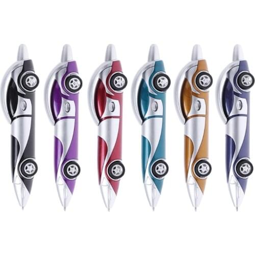 Funny Novelty Design Racing Car Shaped Ballpoint Pen Office Child Kid Toy Gift