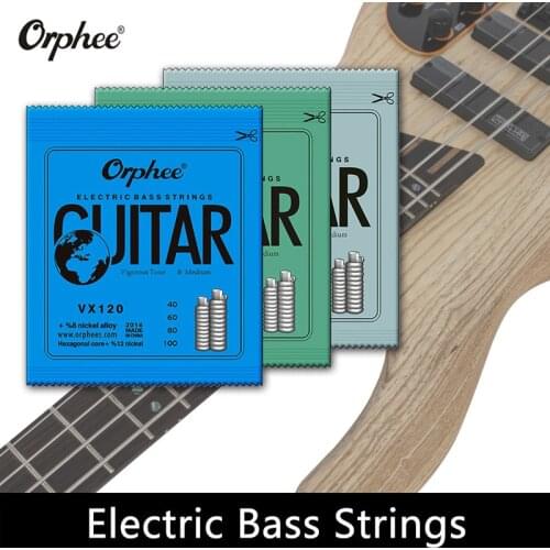 Orphee Electric Bass Strings 1 Set for 4/ 5 /6 String Bass Diameter 030 -125 Musical Instrument bass Parts Accessories