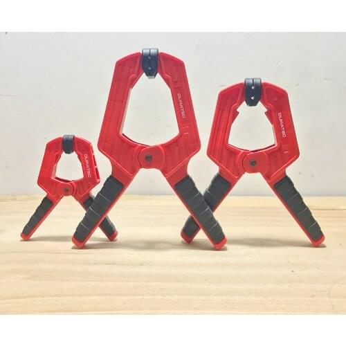 Heavy duty woodworking plastic spring clamp flexible strong A type extra large clip nylon wood carpenter spring clamps tool