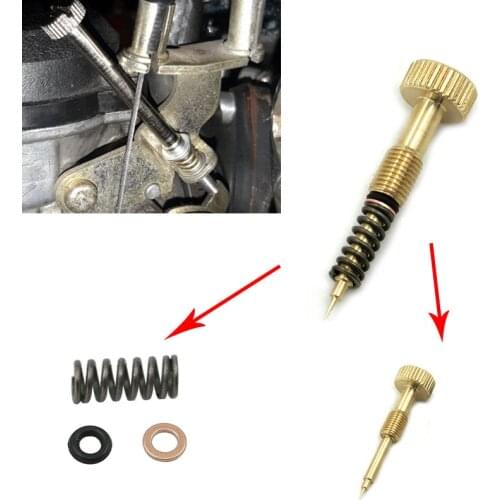 Carburetor Air Adjusting Screws Idle Mixture Fuel Ratio Adjusting Screw For 1990 - 2006 Harley CV Keihin CVK Twin Cam Sportster
