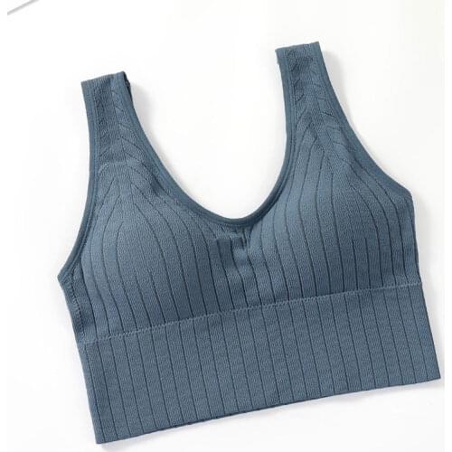 SVOKOR Womens Tube Top Seamless Sports Crop Top Sexy Bra Female Base Tank Sleeveless Camis Lingerie Underwear