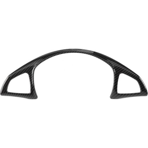 1Pcs Car Steering Wheel Frame Trim for Mercedes-Benz C E GLC Class W205 W213 X253 32 * 10cm Carbon Fiber Style Car Accessories