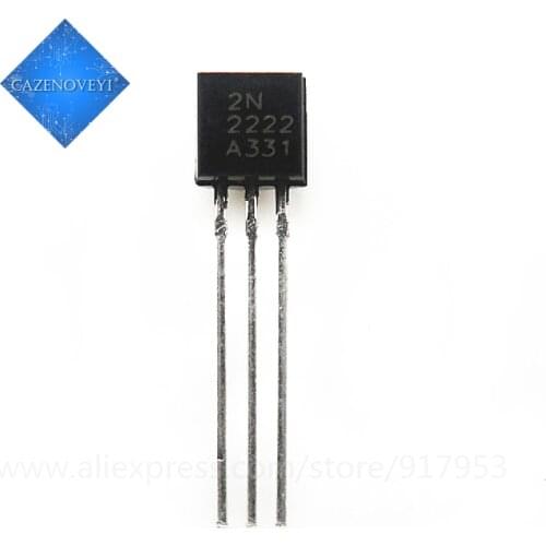 100pcs/lot 2N2222 2N2222A TO-92 TO 92 Transistor New original In Stock