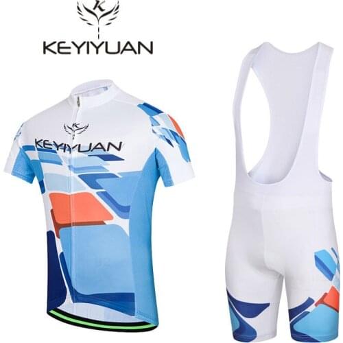 2018 men KEYIYUAN Fantastic relaxing cycling clothing cycling Jersey Jersey Probike upper garment cycling jacket set