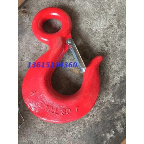 American eye hook 30t high strength cranage 30 tons of eye shaped hook hook 30T