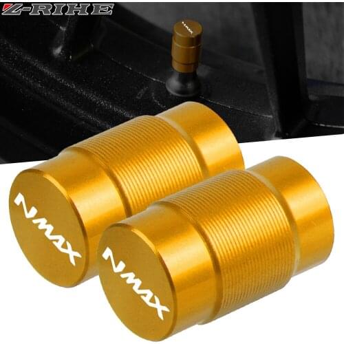 CNC Motorcycle Accessories Vehicle Wheel Tire Valve Stem Caps Covers For Yamaha Nmax N-max 125 155 2017 2018 2019 With LOGO NMAX