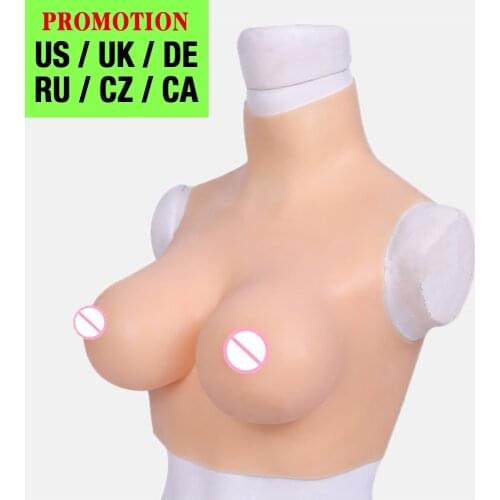 Crossdressers Silicone Breast Forms Natural Huge Fake Boobs Transgenders Crossdressing Cosplay Girls U-CHARMMORE