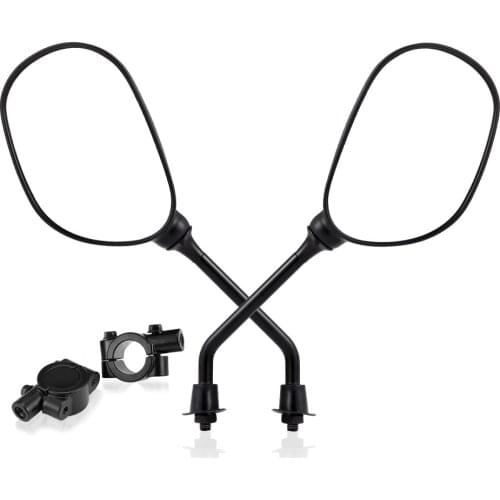 For Can-Am DS250 Universal Rear View Mirrors w/ 7/8”ATV Handlebar Mounts for Polaris Sportsman 400 500 850 for Yamaha FZ-8