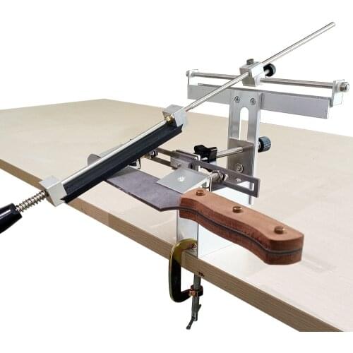For Long knife blade Knife sharpener grinding system overturn clip with 4pcs diamond whetstone 200 500 800 1500