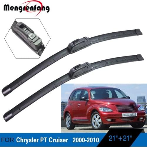 2 Pieces Car Windscreen Wiper Blade Soft Rubber Wiper For Chrysler PT Cruiser 2000-2010