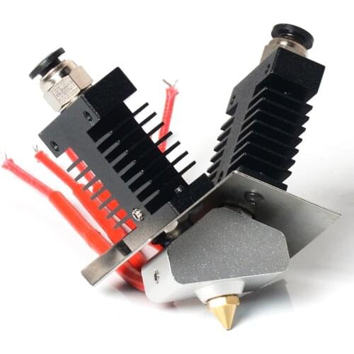 Hotend Kit 2 in 1 out Y-type remote Hotend Kit For Geeetech A30M 3D Printer With 0.4mm nozzle 1.75mm Filament