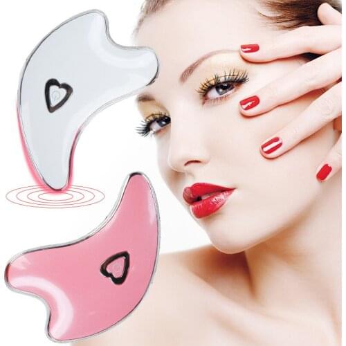 USB Charging Dolphin Face Massager Microcurrent 360 Degree Face "V" Shape Face Neck Scraper Tighten&Lifting Body Guasha 40#804