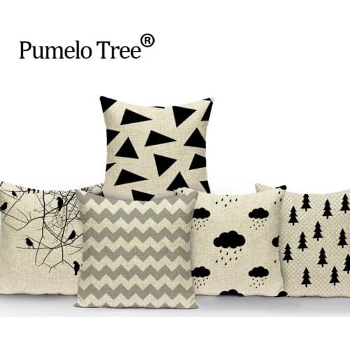 NEW Decorative soft seat car Cushion Covers Square colorful Home linen Alpaca cover pillow folk fashion Geometric pillowcase