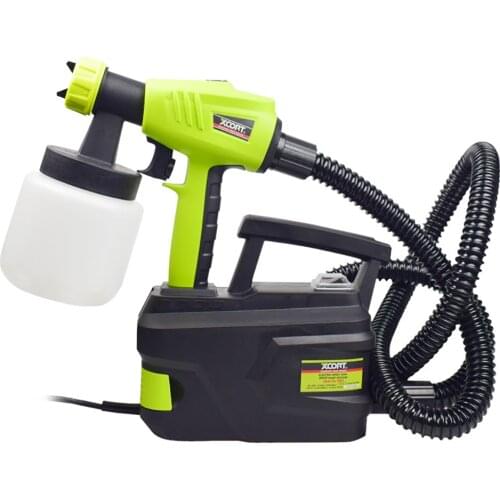 220V Portable Electric Spray Gun HVLP Paint Station Multifunctional Putty Water-based Paint Spraying Machine 800ML 550W