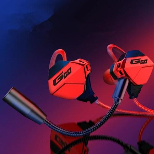 GR10 Professional esports Detachable Microphone headphones DJ Single Driver Hi-Res In-ear Earphones For iPhone /Xiaomi /Samsung