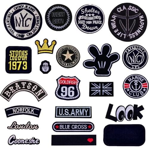 Cloth Embroidered Badge Fashion Dress Patch Embroidery Patches DIY Clothes Computerized Embroidery Accessories