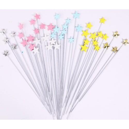 Cake Decoration Creative All-match Sponge EVA Color Five-pointed Star Plug-in Birthday Cake Decoration Supplies