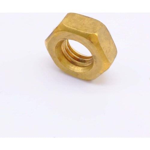 Wkooa M5 Hex BRASS nuts RoSH brass nuts 1000 pieces
