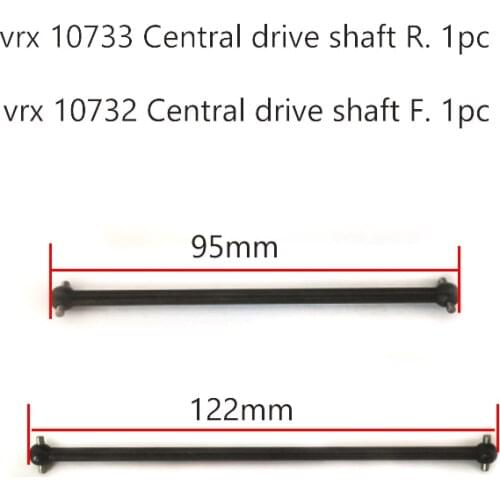 Rc car parts vrx 10732 Central drive shaft F. 1pc，10733 Central drive shaft R. 1pc for vrx racing RH817 RH818 cobra