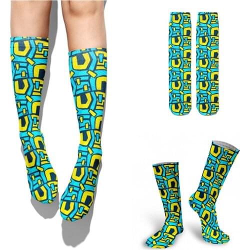 1 Pair Funny Socks Womens And Ladies Colorful Lovely Pattern Hip Hop Socks Unisex Autumn-Winter Harajuku Happy Straight Socks
