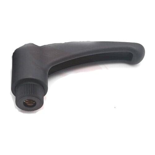 2pcs M5-M12 resin fixed hand nuts plastic handle adjustable lock tight brass core nut black color