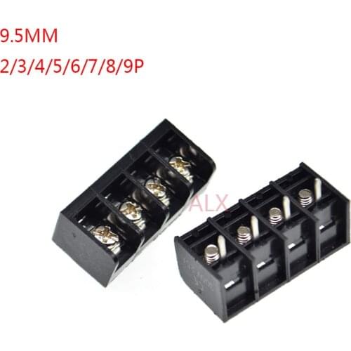 5PCS HB9500-2p/3p/4p/5p/6p/7p/8p/9P PCB Screw Terminal block connector pitch 9.5MM 2PIN PIN HB9500
