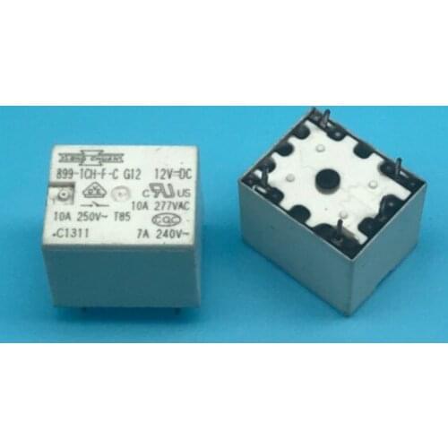 50pcs 899-1CH-F-C 12VDC Relay 5 Feet
