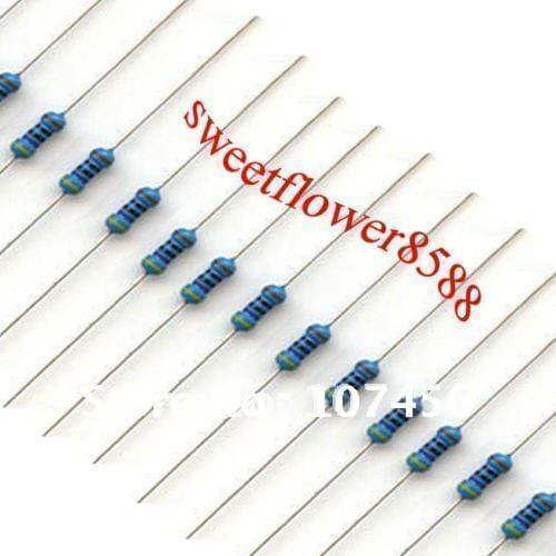 Free shipping 1000pcs Resistors 2.2M Ohms 1/4W 1% Metal Film Resistor