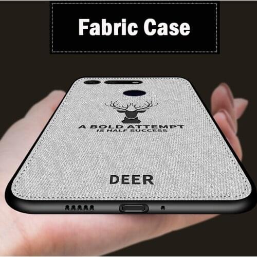 Muchi Classic Fabric Case For Huawei Honor View 20 Soft Silicone Frame Back Cover For Honor View20 Phone Cases