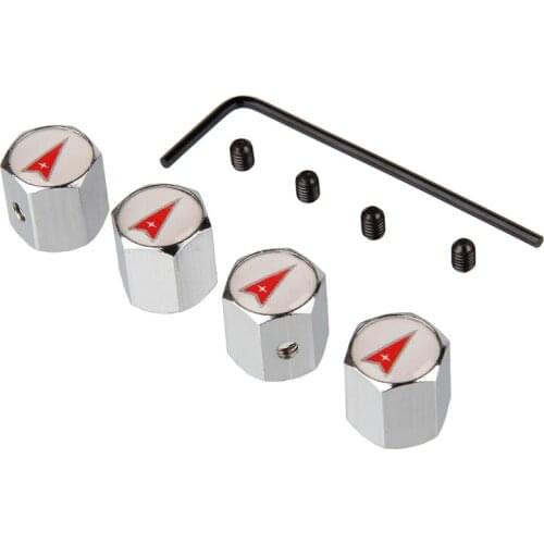 Car Wheel Tire Valve Stems Caps Anti-Theft Cover For Pontiac GTO Firebird Solstice Aztek Grand Am Prix Vibe Solstic Bonneville