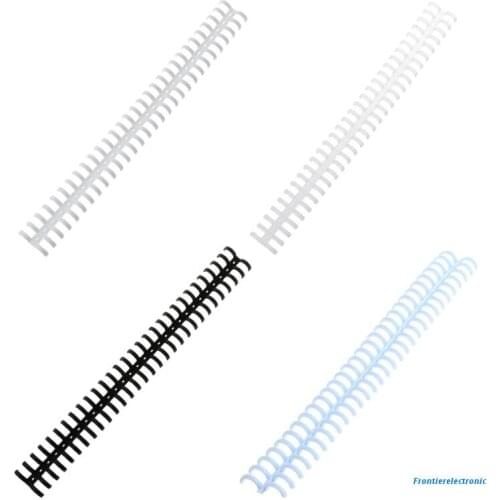 30 Holes Circles Ring Loose-leaf Paper Book Scrapbook Album Binding Plastic Binder Spiral A4 Notebook Supplies