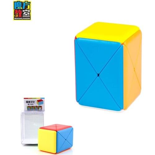 MoYu Classroom Column Container Puzzle Magic Cube cubo magico game Educational Kid Toys Stickerless X Cube Toy for Children