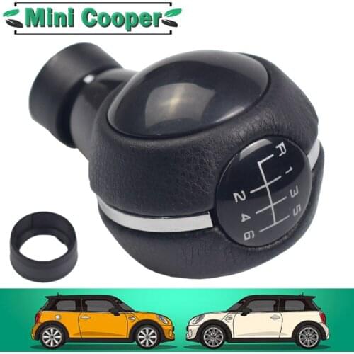 Fit For Mini Cooper F55 F56 F54 F60 7641999 Car 6 Speed Manual Gear Shift Knob Lever Shifter HandBall Car Styling