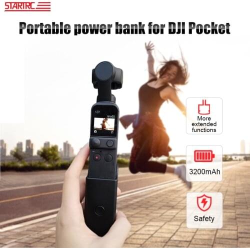 DJI Osmo Pocket 2 Portable Power Bank Charger Box Handheld Grip Battery Charger Hub For Dji Pocket 2 Action Sports Gimbal Camera