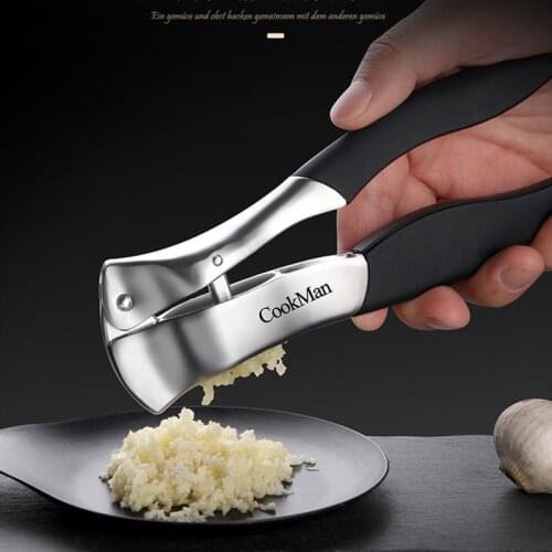 Garlic press mashing garlic manual garlic minced garlic clip peeling squeezing garlic household kitchen tools